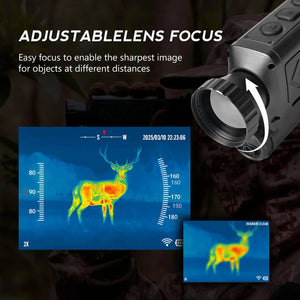 GTGuard ClearView H35L Thermal Monocular 1000m Laser Rangefinder 35mm Lens GTMEDIA