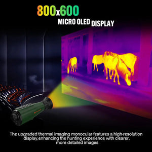 GTGUARD H3 Thermal Imaging Monocular Thermal Sensor 15mm Lens|1498m Detection | WiFi | 10Hr Battery One Stop Shopped